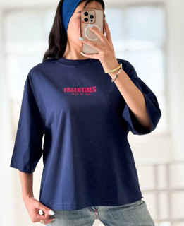 تیشرت باکسی essentians شایندار زنانه کد 100631
